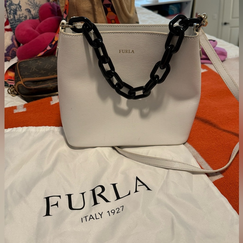 White Furla Crossbody